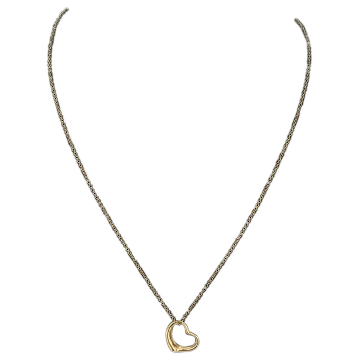 Elsa peretti yellow gold necklace 